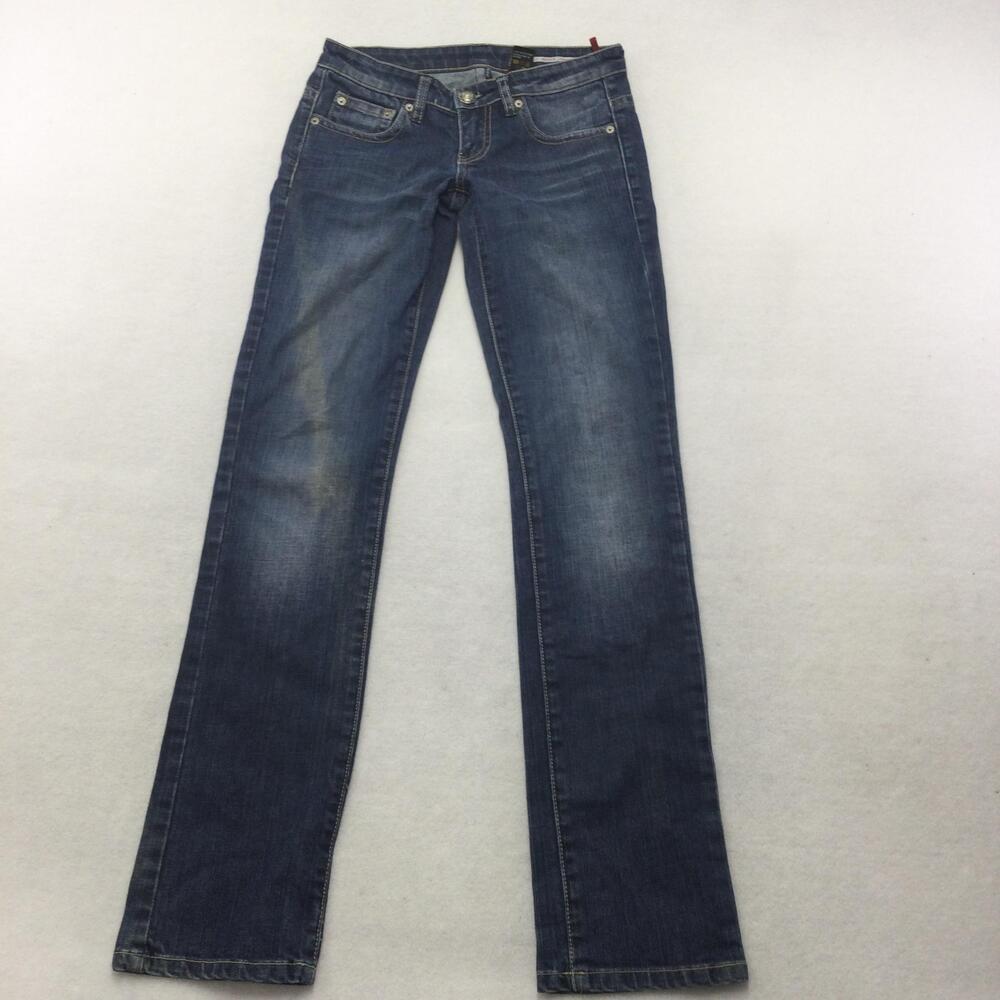 Buffalo David Bitton Skinny Jeans Womens 26 Blue Medium Wash Low Rise Stretch - Picture 2 of 14